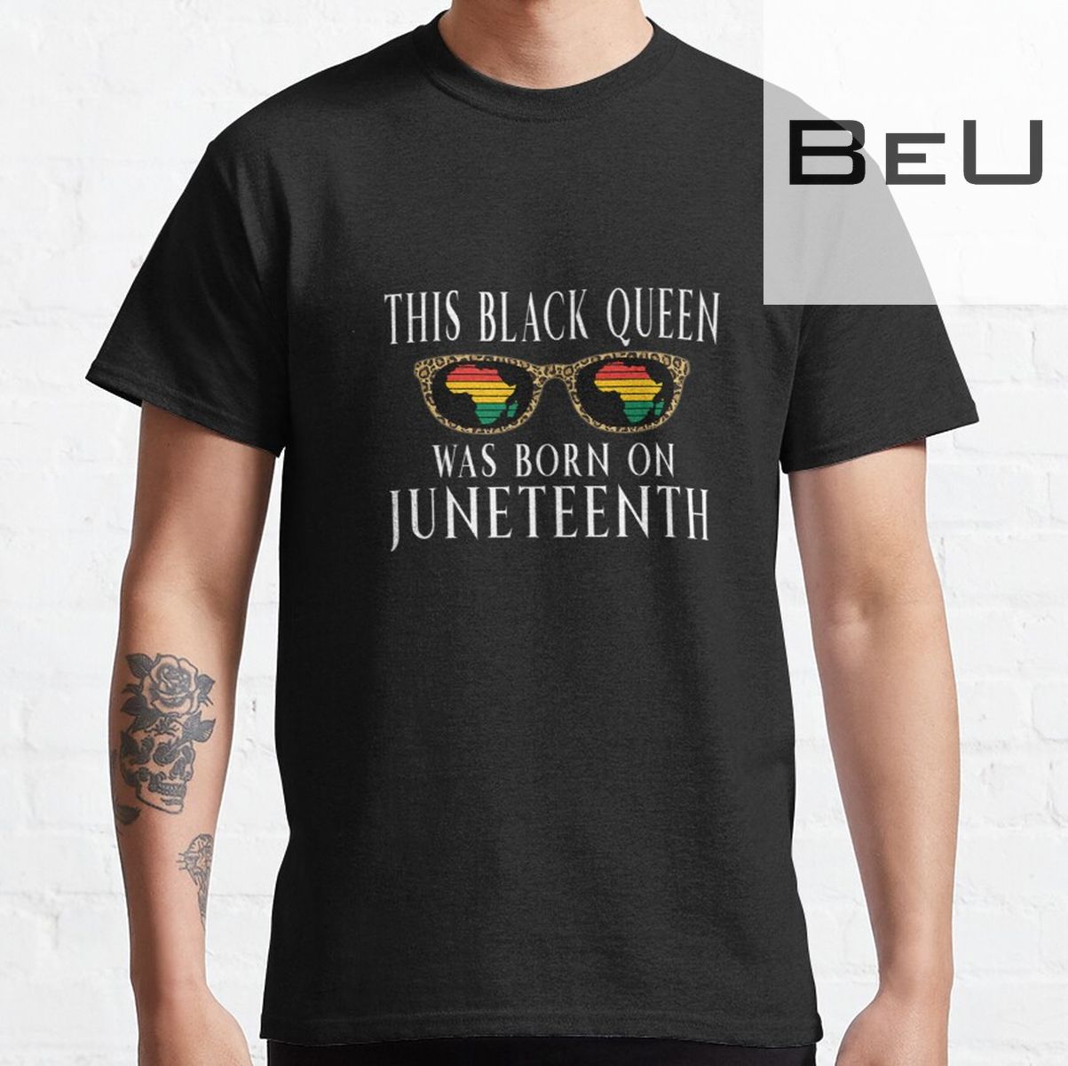 This Black Queen Was Born On Juneteenth June 19th Birthday Premium T-shirt Tank Top