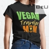 Vegan Traveler Mom Mom Vegan Love Quotes Typography T-shirt Tank Top