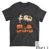 Womans Happy Camp O Ween Witches Camping Halloween T-Shirt