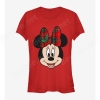 Disney Minnie Mouse Plaid Holiday Bow Classic Girls T-Shirt