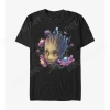 Marvel Guardians Of The Galaxy Groot Flowers T-Shirt