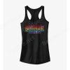 Stranger Things Dotted Rainbow Logo Girls Tank
