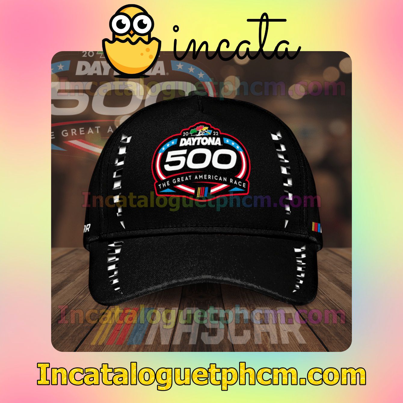 2022 Daytona 500 The Great American Race Black Classic Hat Caps Gift For Men