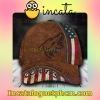 Arizona Coyotes Leather Zipper Print NHL Customized Hat Caps