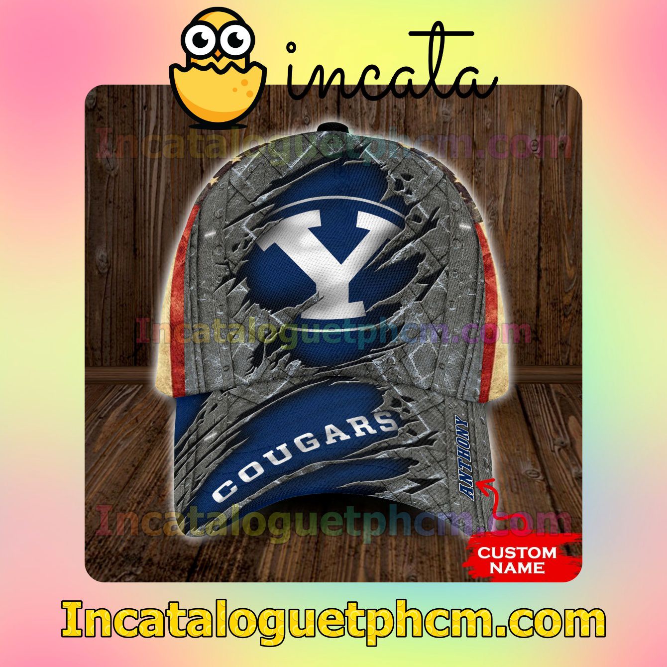 BYU Cougars NCAA Customized Hat Caps