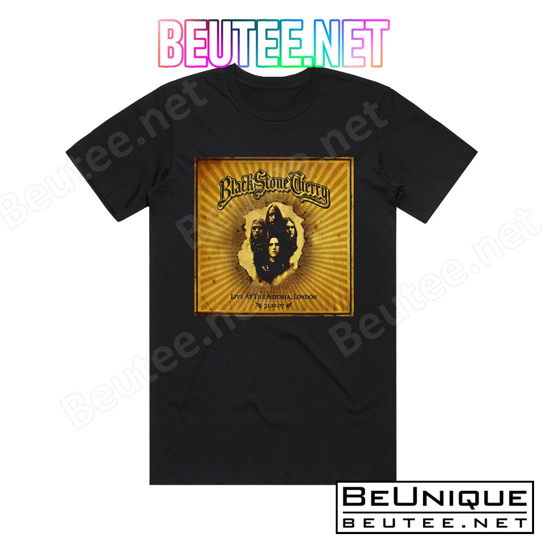Black Stone Cherry Live At The Astoria Album Cover T-Shirt