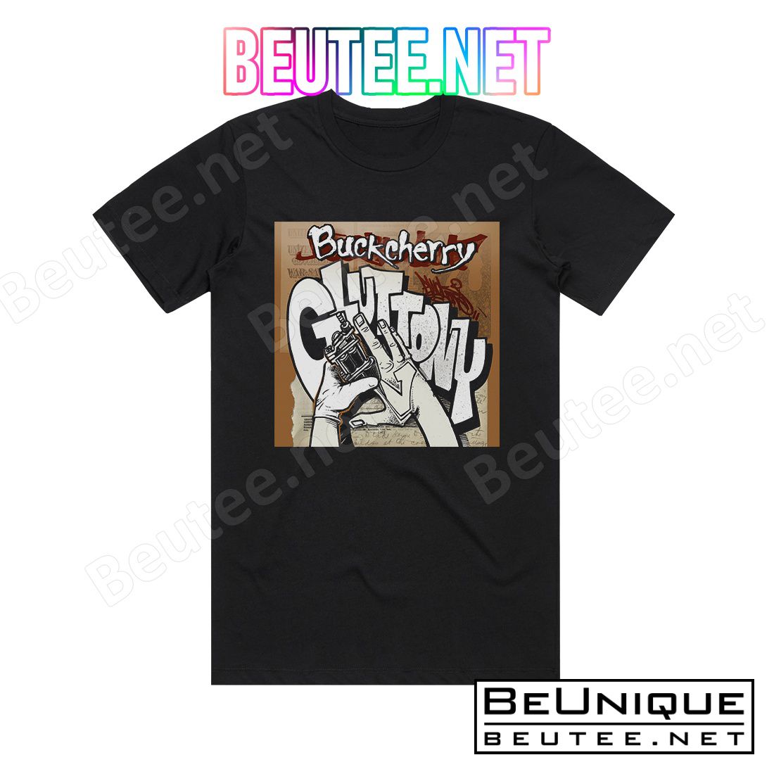 Buckcherry Gluttony Album Cover T-Shirt