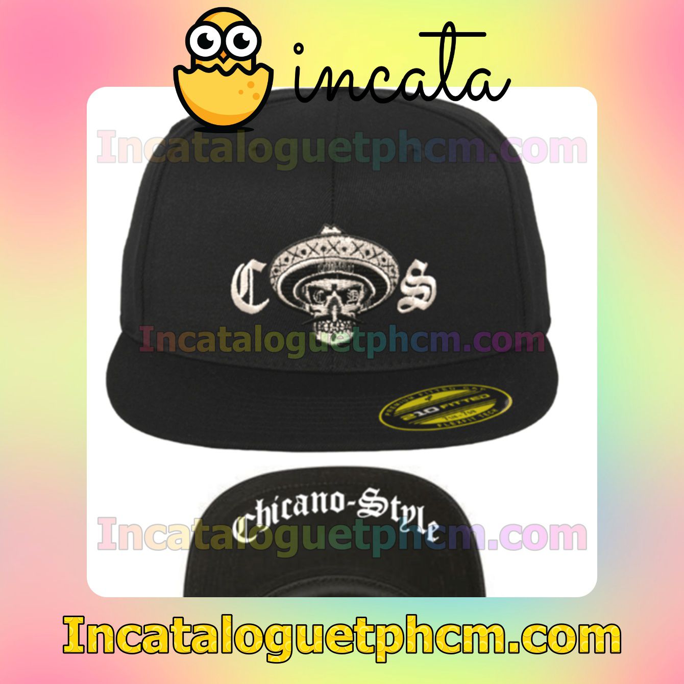 Chicano Style Black Classic Hat Caps Gift For Men