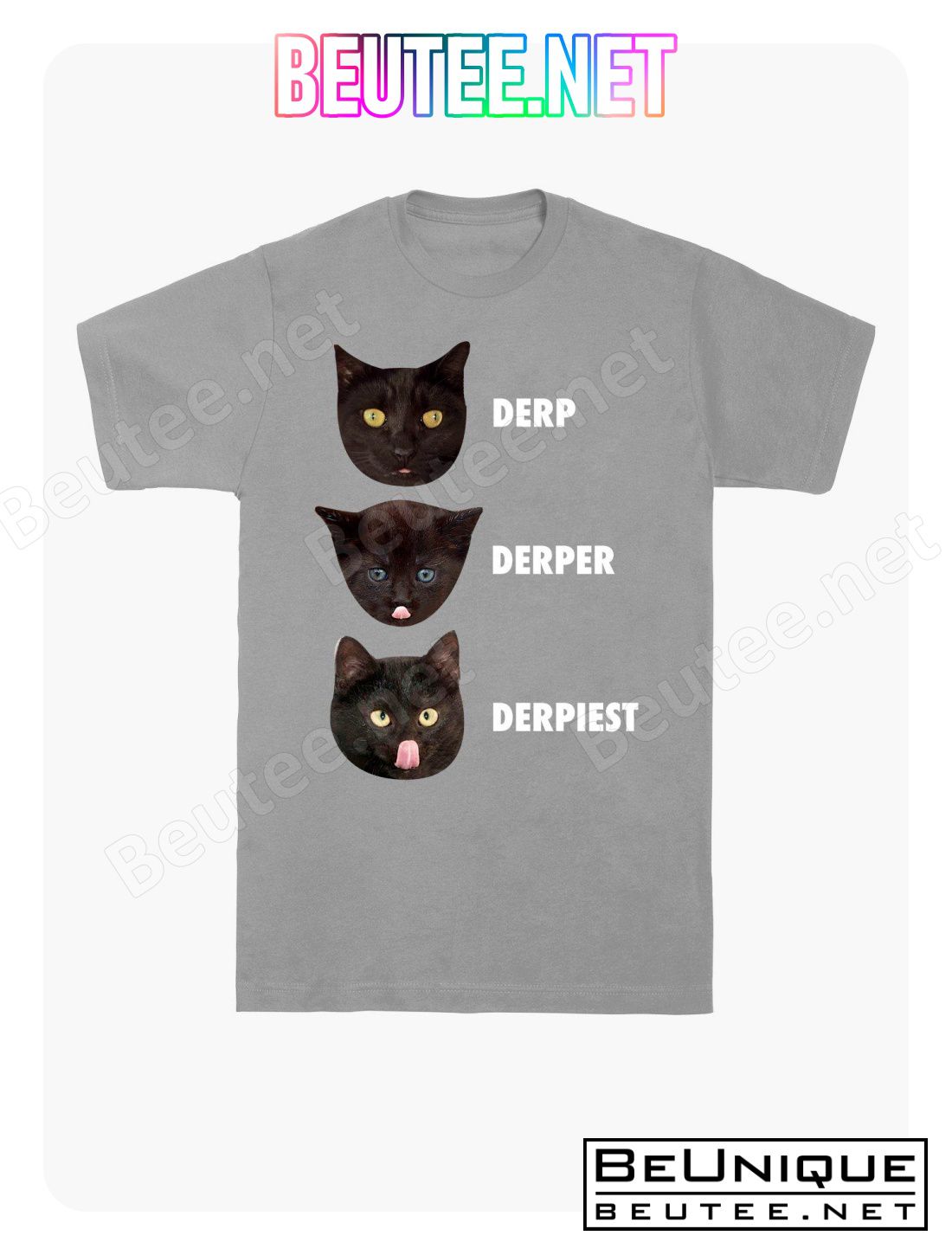 Derp Derper Derpiest Cat T-Shirt