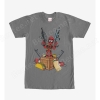Marvel Deadpool Weapons & Food T-Shirt