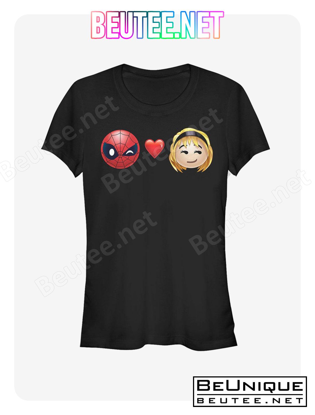 Marvel Spider-Man Emoji Love T-Shirt