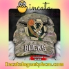 Milwaukee Bucks Camo Mascot NBA Customized Hat Caps