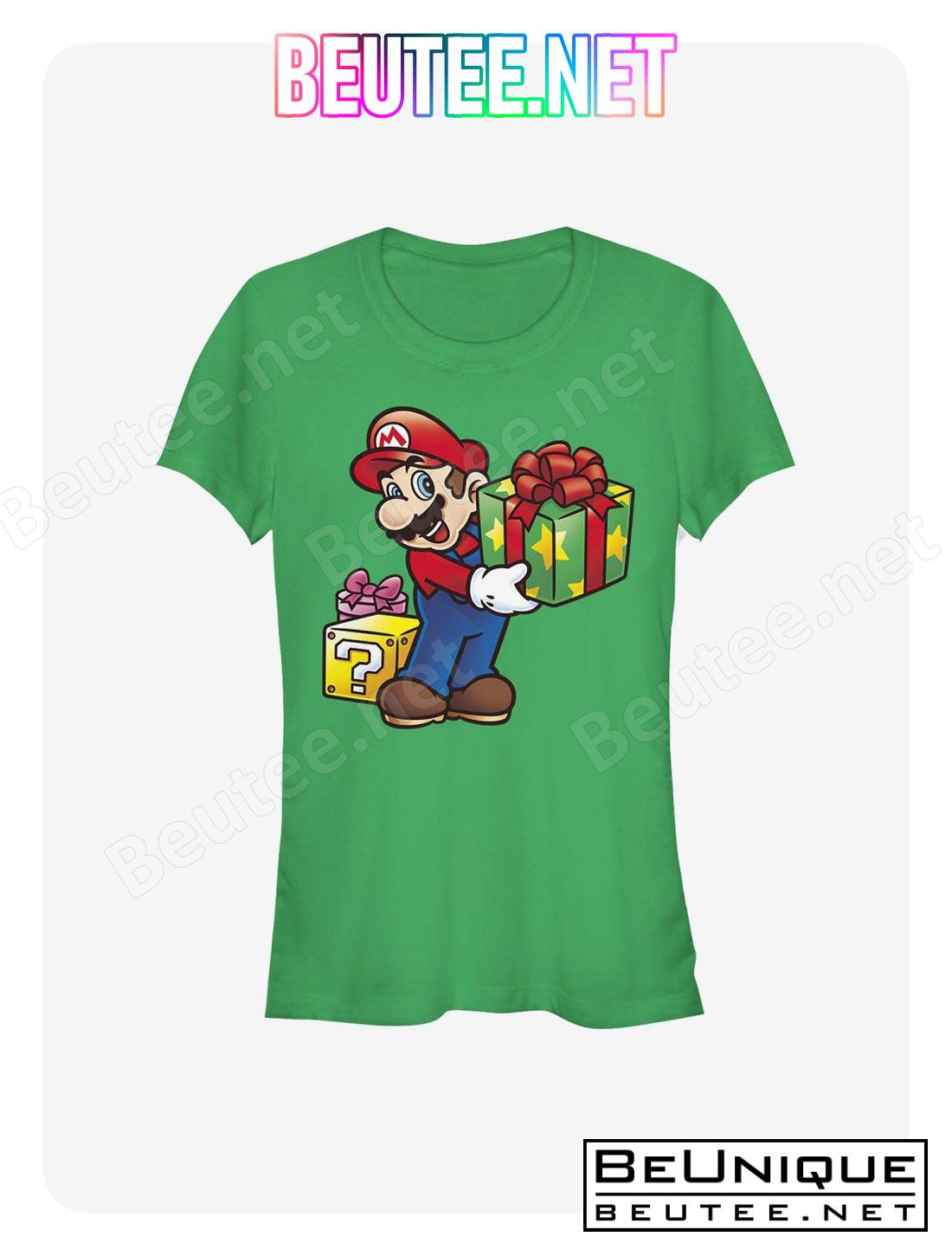 Nintendo Mario Christmas Present T-Shirt