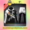 Personalized Adidas Mickey Mouse With Ball Black And White Zipper Hooded Sweatshirt And Pants