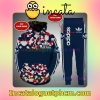 Personalized Adidas Red Navy Camouflage Navy Zipper Hooded Sweatshirt And Pants
