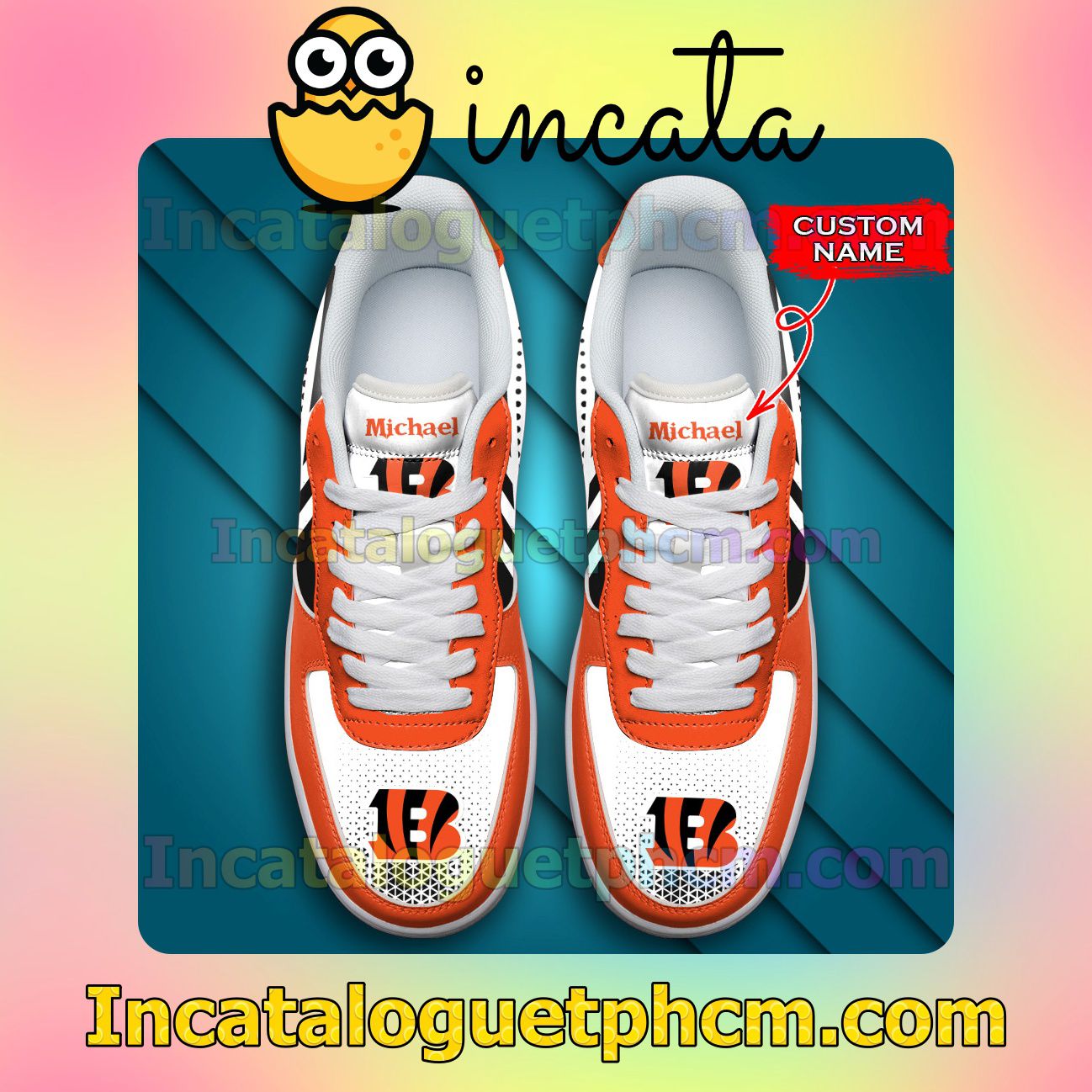 Personalized NFL Kansas City Chiefs Custom Name Air Force Shoes - Tagotee