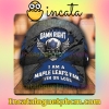 Toronto Maple Leafs Skull Damn Right I Am A Fan Win Or Lose NHL Customized Hat Caps