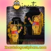Winnie The Pooh Black And Yellow Nike Zip Up Hoodie