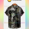 Frankenstein And The Bride Art Halloween Idea Shirt