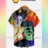 Frankenstein And The Bride Halloween Idea Shirt