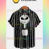 Jack Skellington Black And White Stripes Halloween Idea Shirt