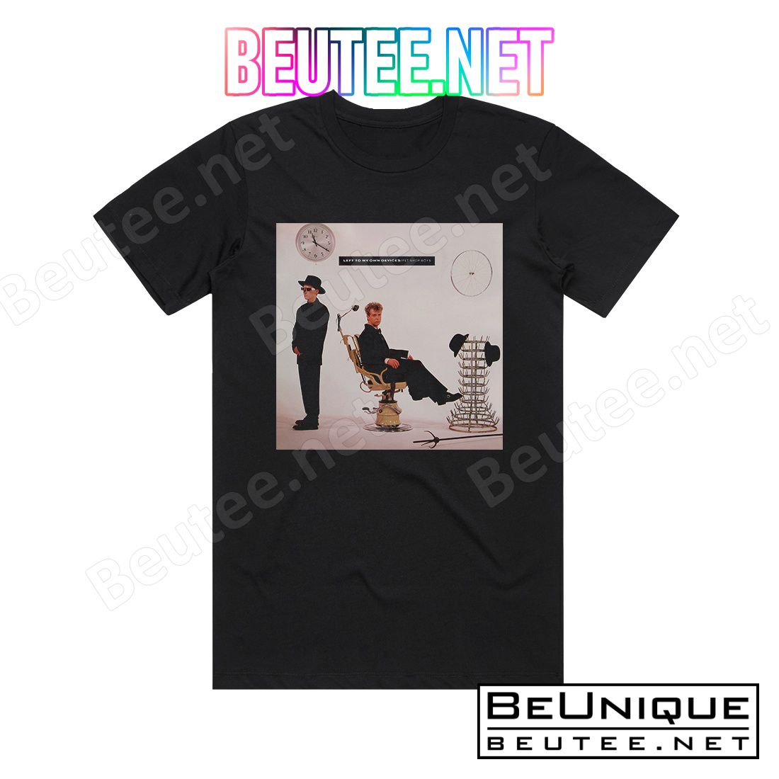Pet Shop Boys Left To My Own Devices Album Cover T-Shirt
