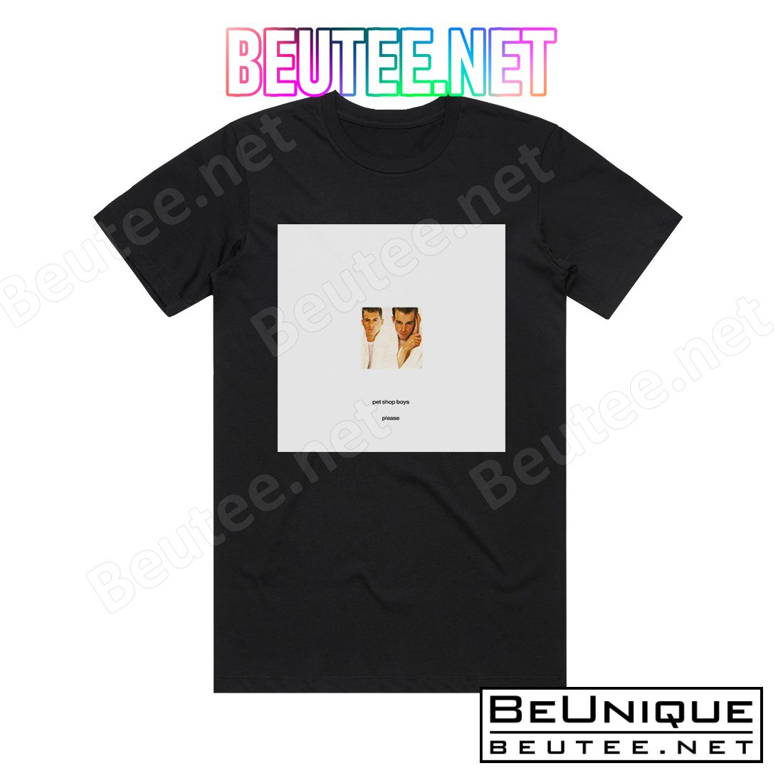 Pet Shop Boys Please 1 Album Cover T-Shirt