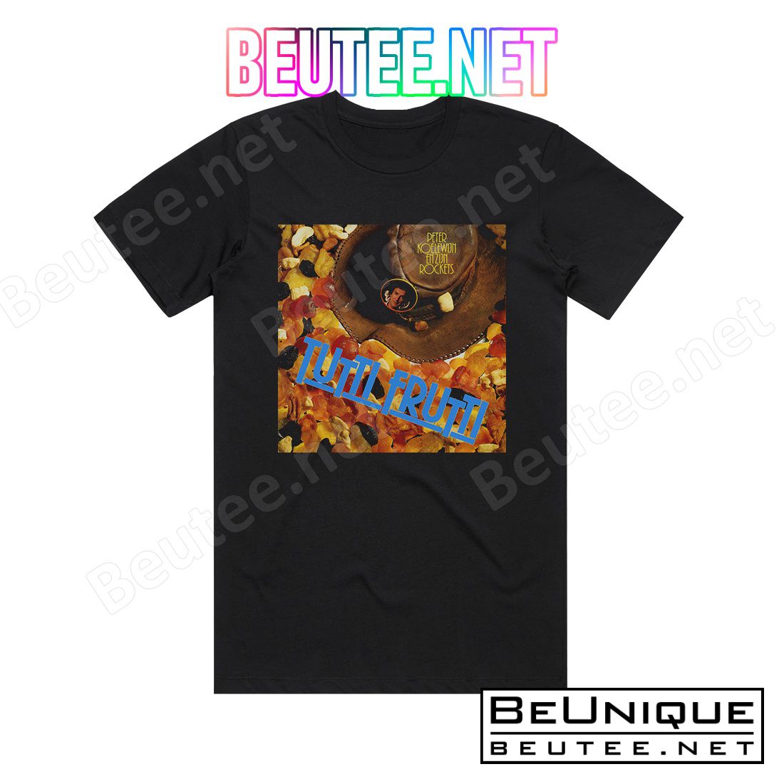 Peter en zijn Rockets Tutti Frutti Album Cover T-Shirt