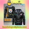 Pittsburgh Steelers Customize Brand Uniform Leather Jacket