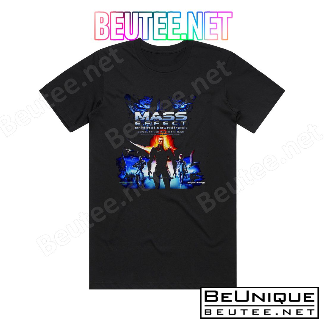 Sam Hulick Mass Effect Album Cover T-Shirt