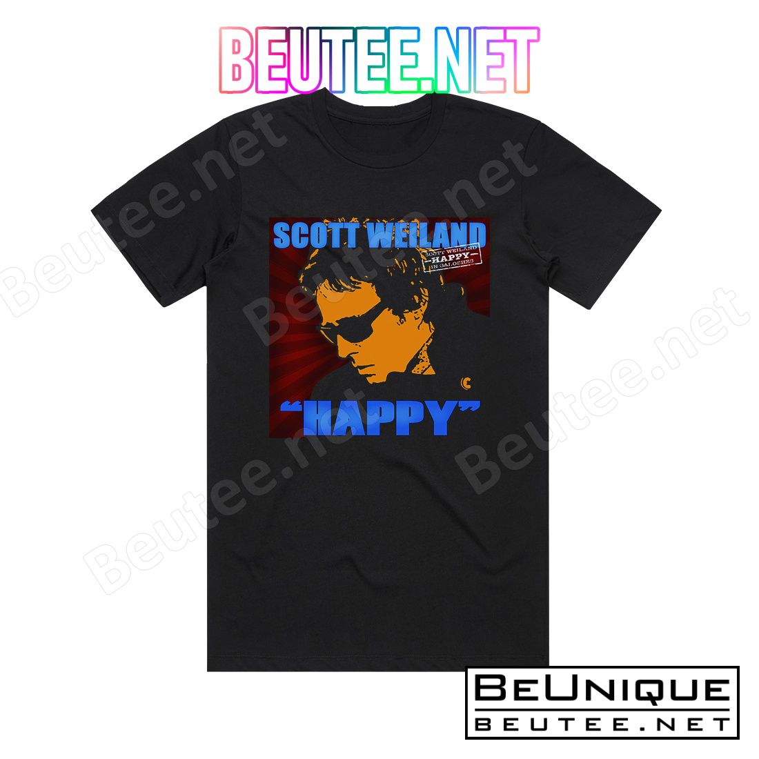 Scott Weiland Happy In Galoshes Album Cover T-Shirt