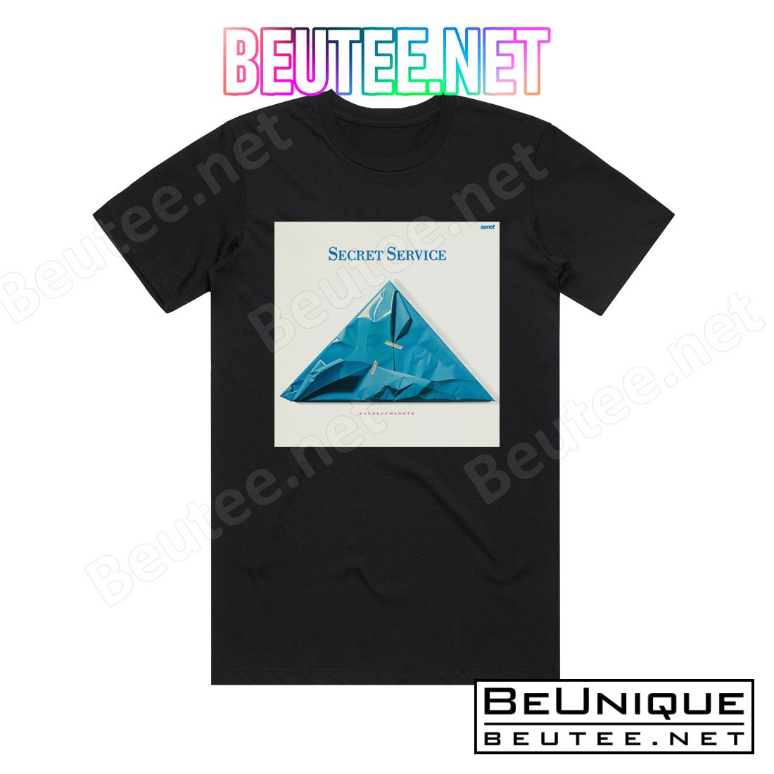 Secret Service Aux Deux Magots Album Cover T-Shirt