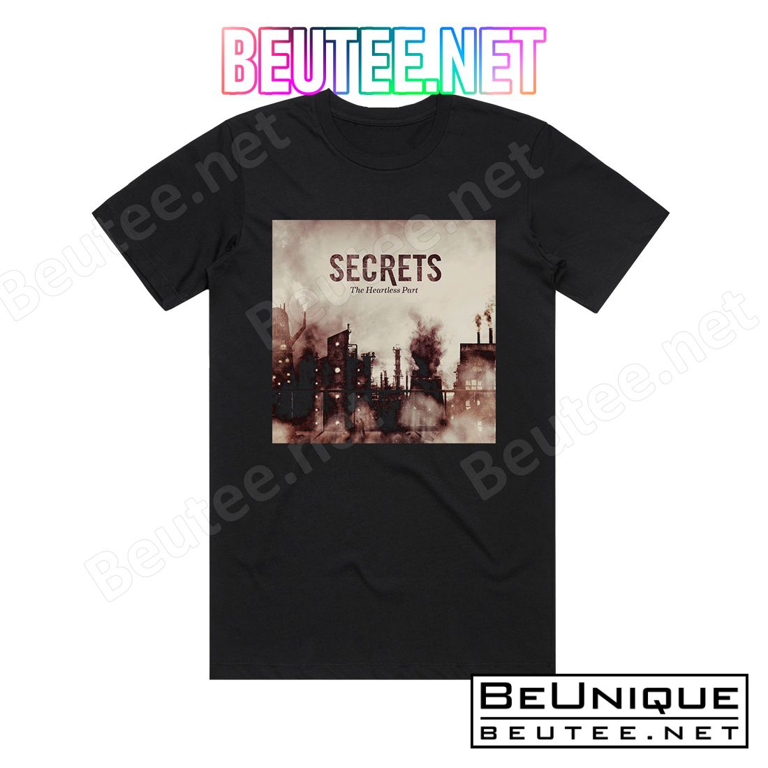 Secrets The Heartless Part Album Cover T-Shirt