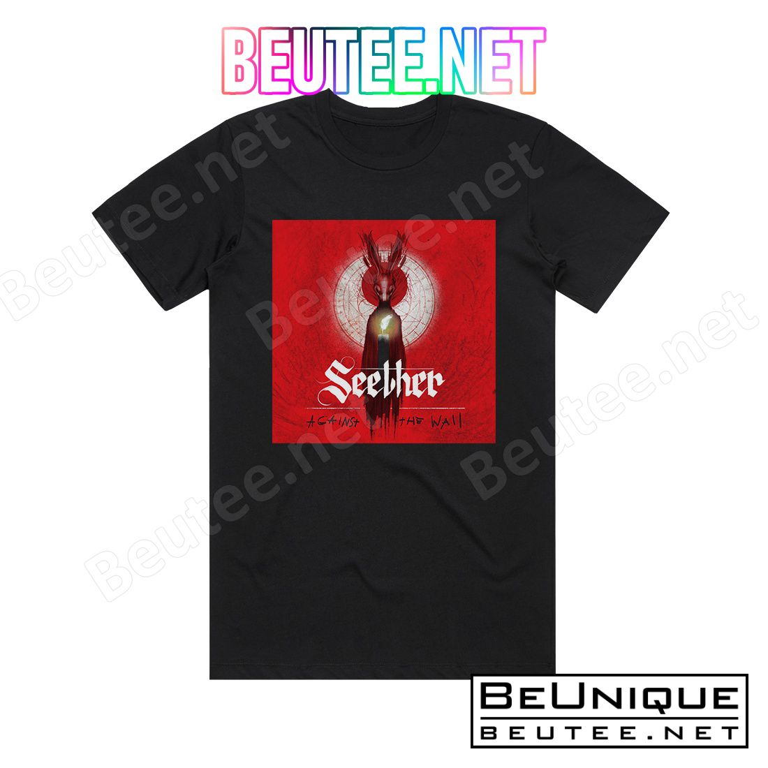 Seether Against The Wall Acoustic Version Album Cover T-Shirt