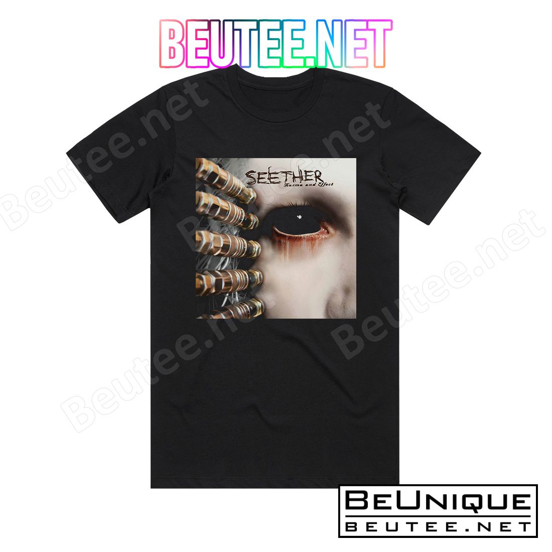 Seether Karma And Effect 2 Album Cover T-Shirt