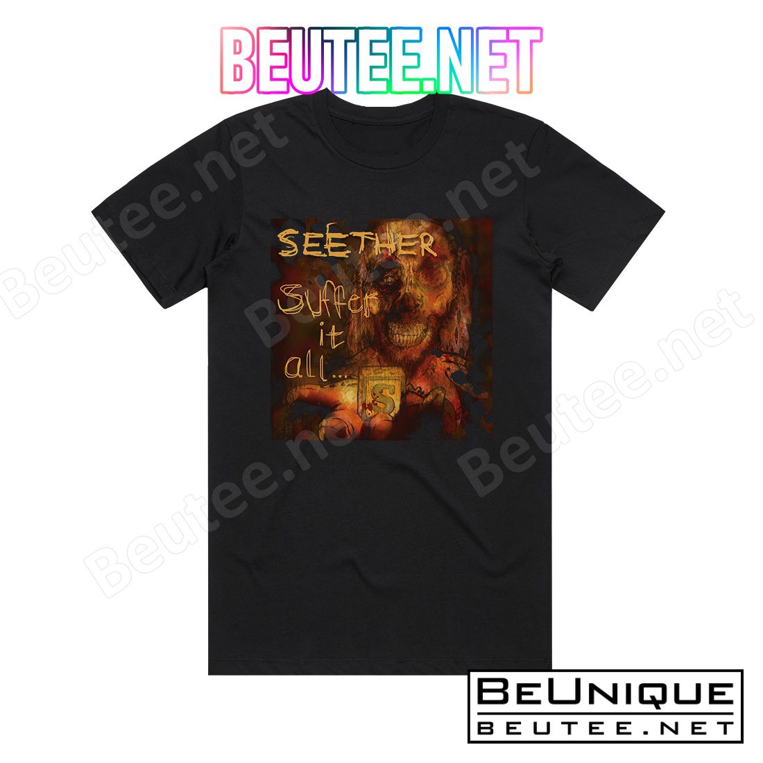 Seether Suffer It All Album Cover T-Shirt