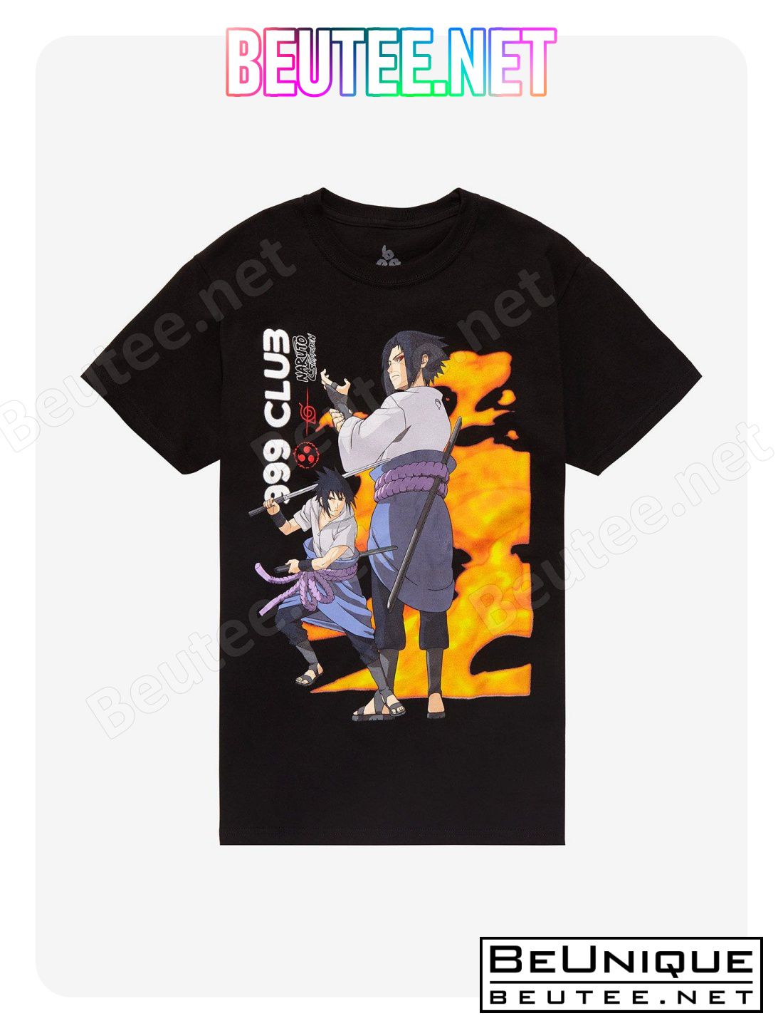 999 By Juice WRLD X Naruto Sasuke T-Shirt Hot Topic Exclusive