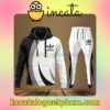 Adidas Mix Three Color White Black And Grey Zipper Hooded Sweatshirt And Pants