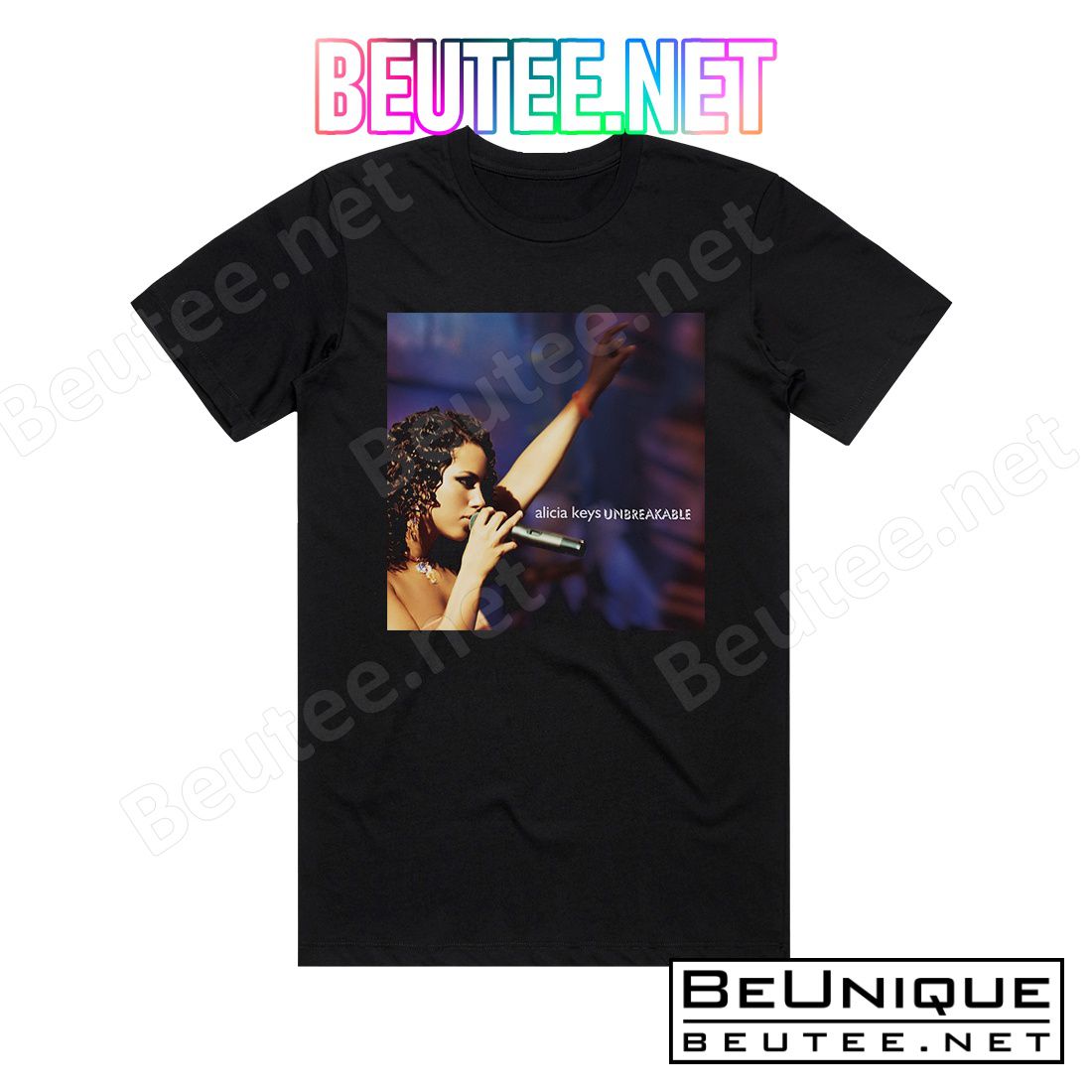 Alicia Keys Unbreakable Album Cover T-Shirt