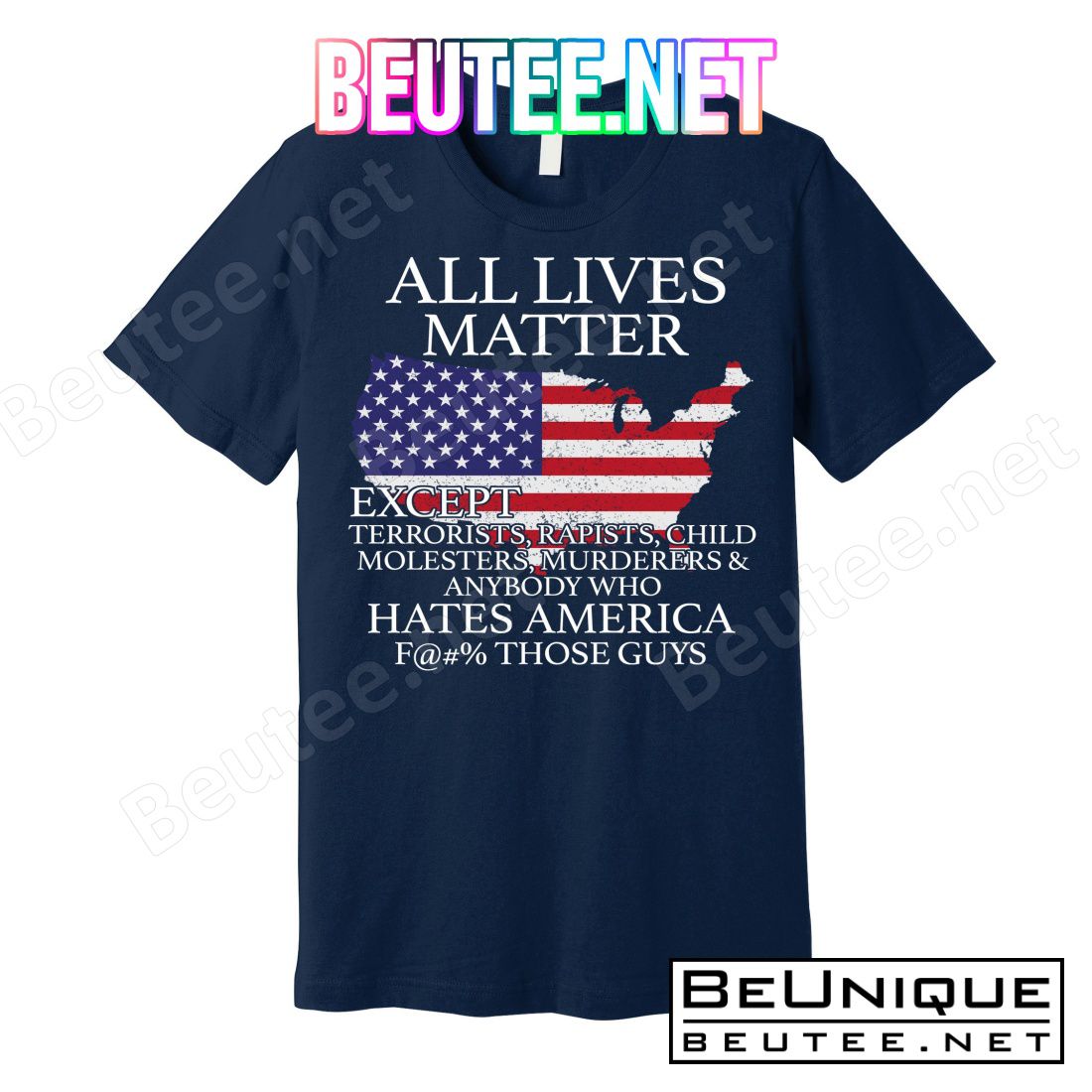 All Lives Matter EXCEPT Pro American T-Shirts Tank Top