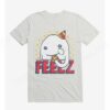 All Of The Feelz Pizza White T-Shirt