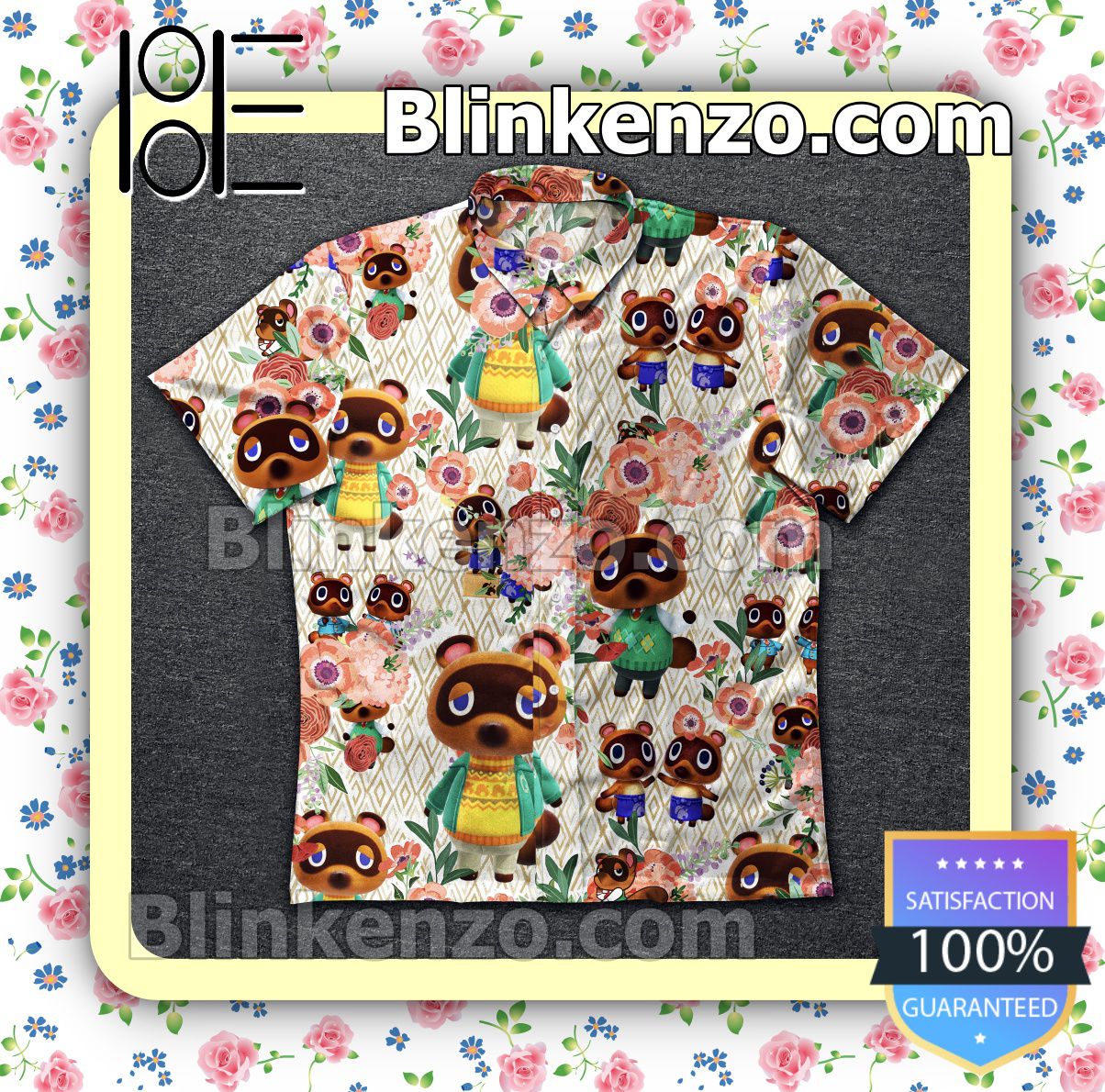 Animal Crossing Tom Nook Summer Shirts