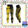 Anime Trafalgar D. Water Law One Piece Black And Yellow Workout Leggings