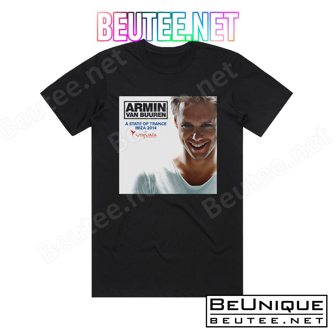 Armin van Buuren A State Of Trance Ibiza 2014 At Ushuaia Ibiza Beach Hotel Album Cover T-Shirt