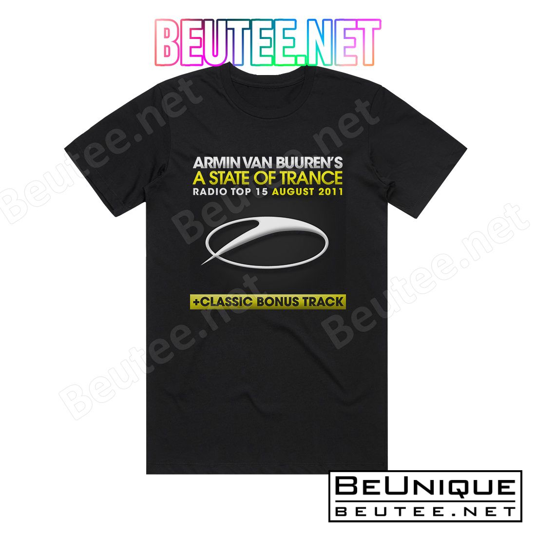 Armin van Buuren A State Of Trance Radio Top 15 August 2011 Album Cover T-Shirt