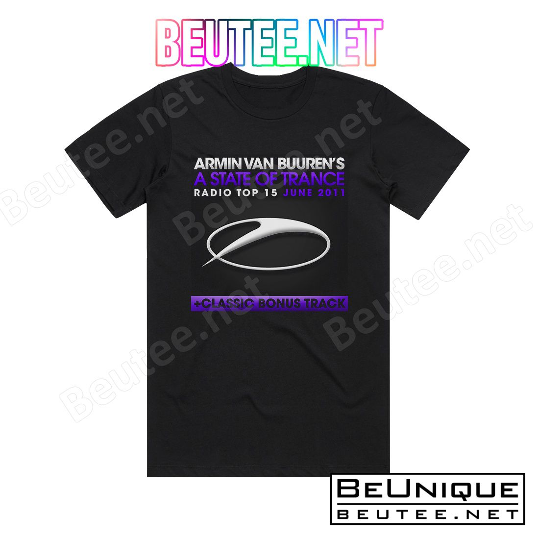 Armin van Buuren A State Of Trance Radio Top 15 June 2011 Album Cover T-Shirt