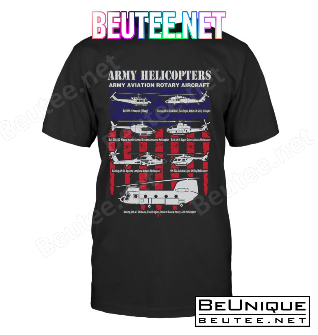 Army Helicopters Army Aviation Rotary Aircraft Shirt