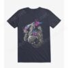 Astronaut A Touch Of Whimsy Navy Blue T-Shirt