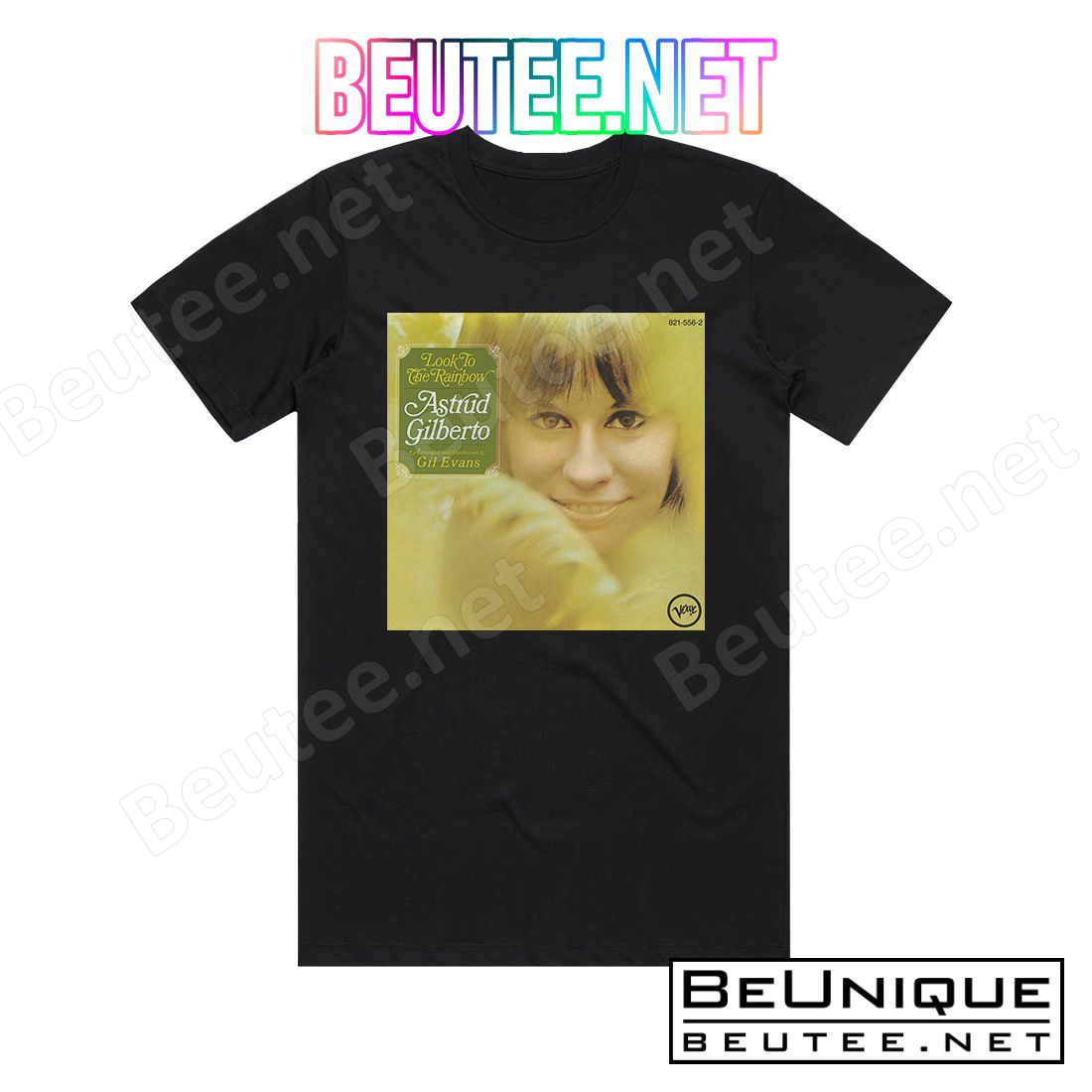 Astrud Gilberto Look To The Rainbow 1 Album Cover T-Shirt