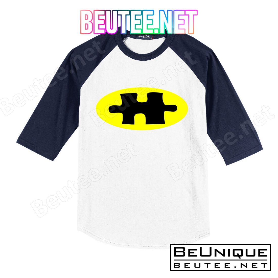 Autism Awareness Bat Puzzle Logo T-Shirts